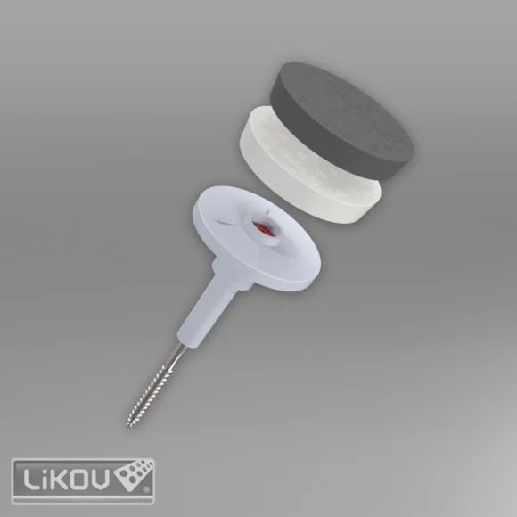 ANCORA DIN PLASTIC DRIVE S CU SURUB METALIC PENTRU LEMN