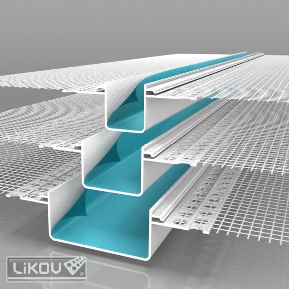 PROFIL DE CANELURA DIN PVC LBPM
