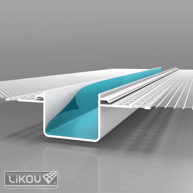 PROFIL DE CANELURA DIN PVC LBPM