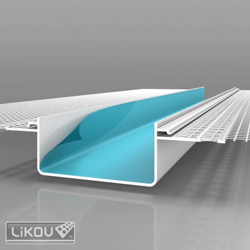 PROFIL DE CANELURA DIN PVC LBPM