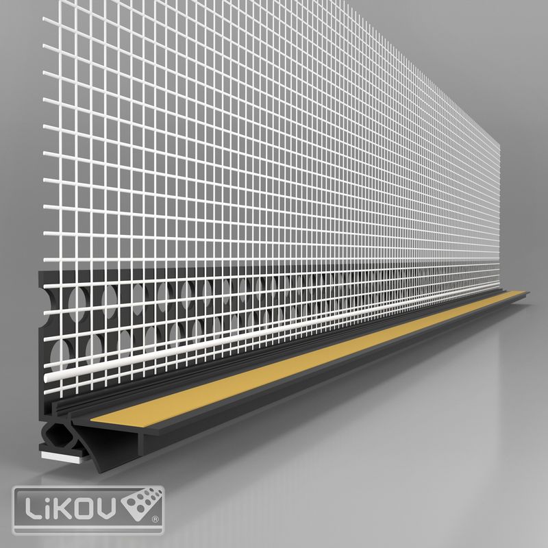 PROFIL ELASTIC CONEXIUNE TAMPLARIE CU BUZA DE PROTETIE COLOR LS2 FLEX 2D COLOR