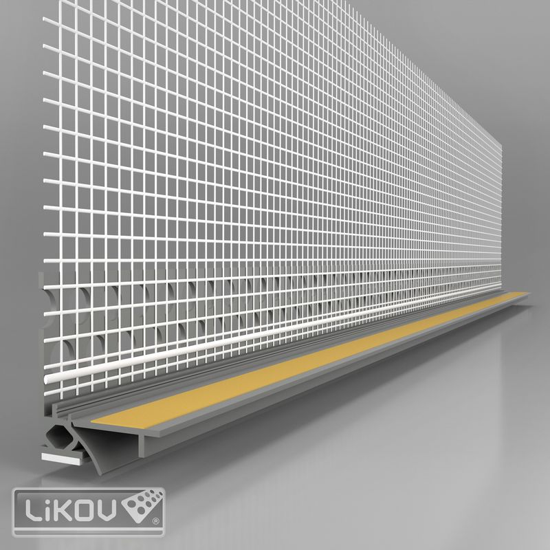 PROFIL ELASTIC CONEXIUNE TAMPLARIE CU BUZA DE PROTETIE COLOR LS2 FLEX 2D COLOR