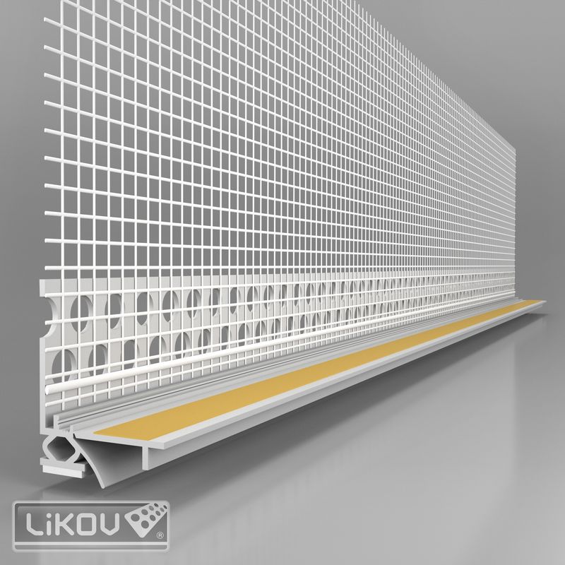 PROFIL ELASTIC CONEXIUNE TAMPLARIE CU BUZA DE PROTETIE COLOR LS2 FLEX 2D COLOR
