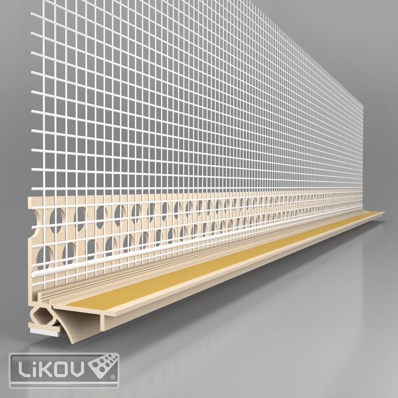 PROFIL ELASTIC CONEXIUNE TAMPLARIE CU BUZA DE PROTETIE COLOR LS2 FLEX 2D COLOR