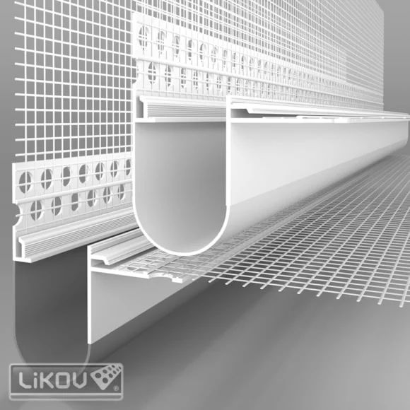 PROFIL PENTRU ROST DILATARE DIN COLT DIN PVC LD NH
